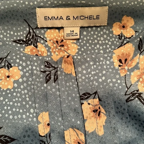 Emma & Michele silky lightweight spring summer midi length sleeveless dress - Picture 5 of 9